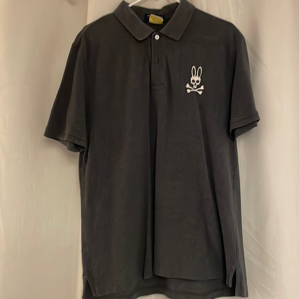 Grey Psycho Bunny Polo